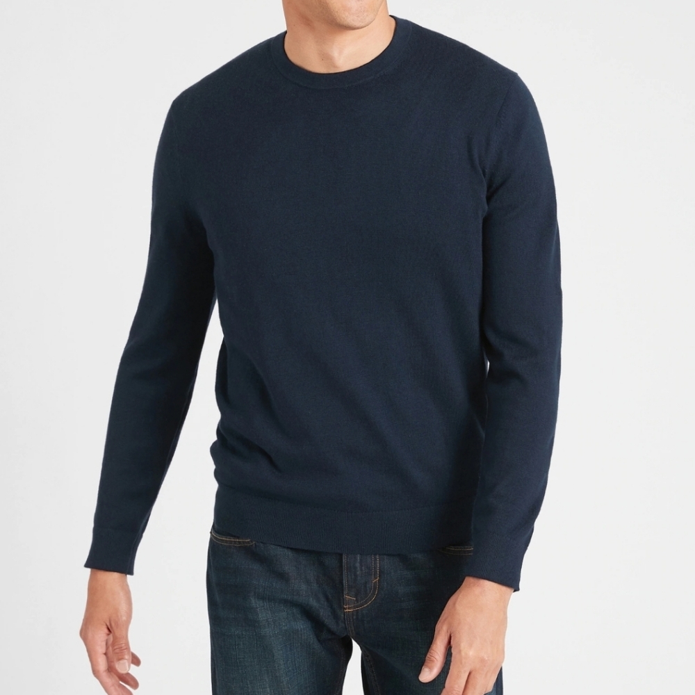 Banana Republic- Luxury Blend Blue Sweater- Size M